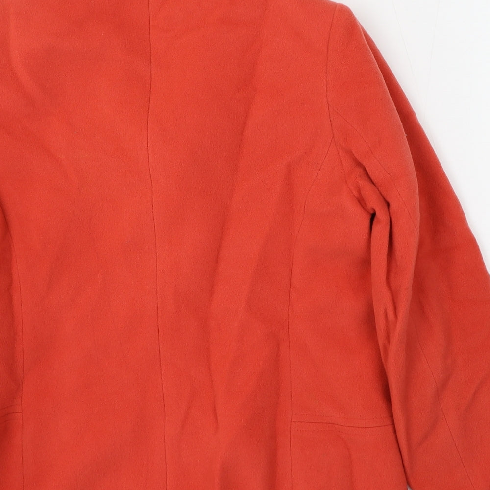 Casual Corner Womens Red Jacket Size 10 Button