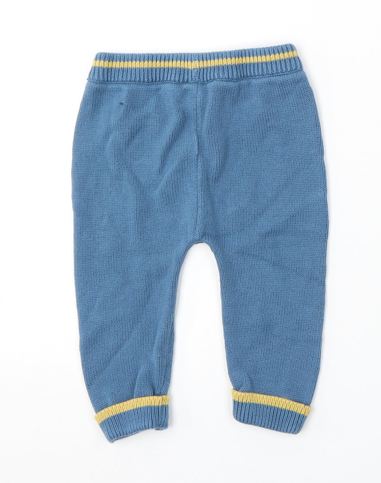 Monsoon Boys Blue Polyester Jogger Trousers Size 9-12 Months