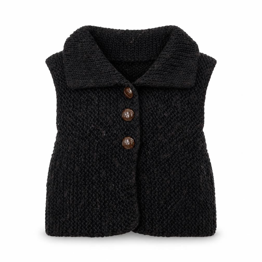 Womens UK Size XS Saint Tropez Clothing Brown Vest Jumper