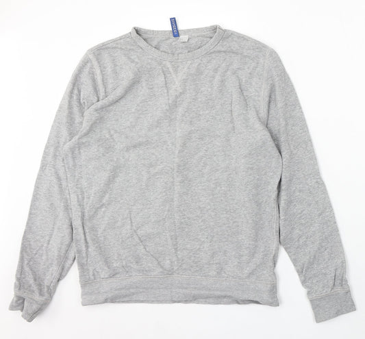 Womens UK Size M Divided by H&M Grey Pullover Sweatshirt