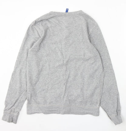 Womens UK Size M Divided by H&M Grey Pullover Sweatshirt