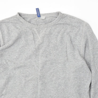 Womens UK Size M Divided by H&M Grey Pullover Sweatshirt