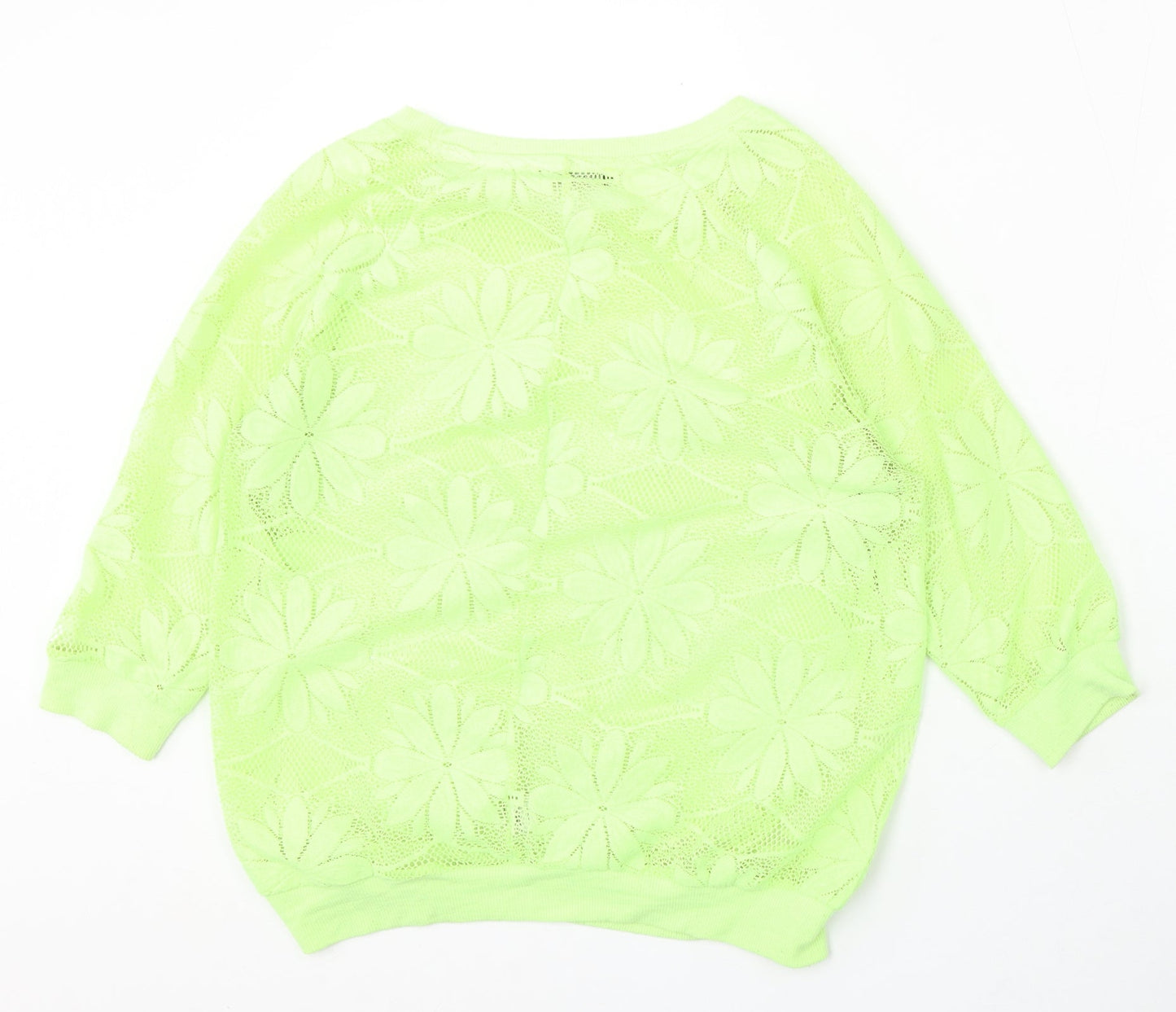 Womens UK Size 10 Atmosphere Green Pullover Jumper