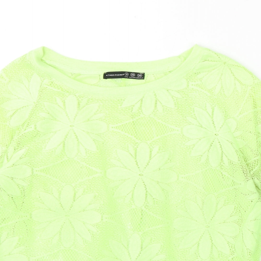 Womens UK Size 10 Atmosphere Green Pullover Jumper