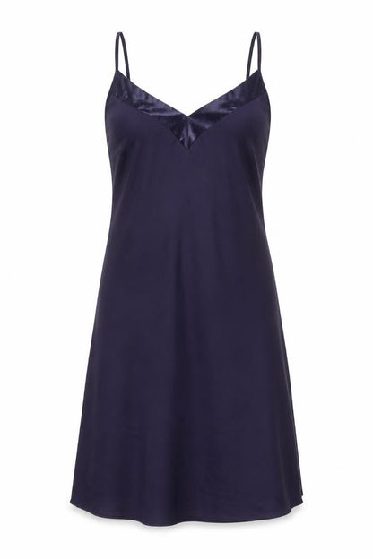 George Womens Blue Polyester Sheath Size 8 V-Neck