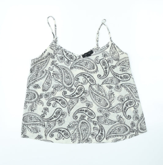 Womens UK Size 12 Atmosphere Ivory Camisole Tank