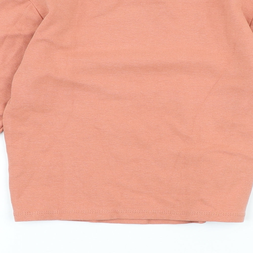 George Girls Pink Cotton Pullover Sweatshirt Size 9-10 Years Pullover - Girls can change the world