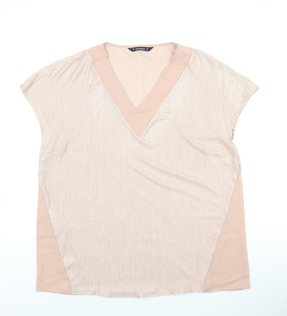 Womens UK Size 16 Dunnes Pink Basic Blouse