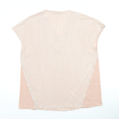 Womens UK Size 16 Dunnes Pink Basic Blouse