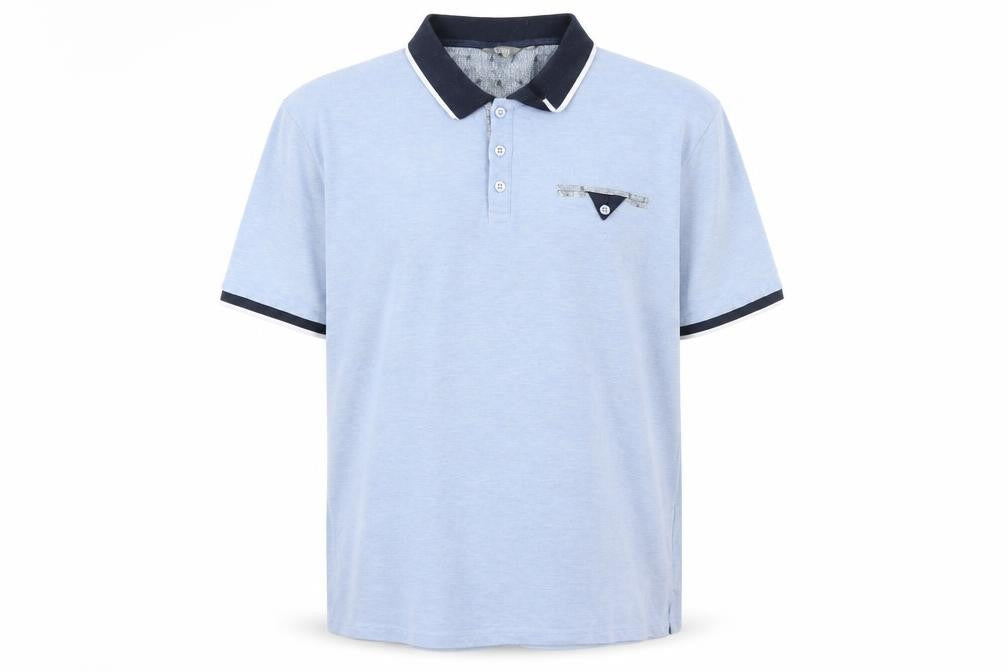 Mens UK Size XL Fluid Polyester Polo Shirt