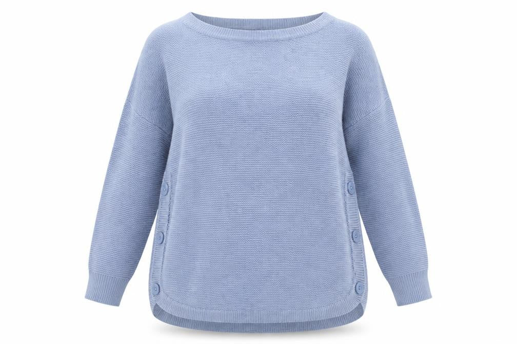 Womens UK Size XL Capsule Blue Pullover Jumper