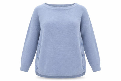 Womens UK Size XL Capsule Blue Pullover Jumper