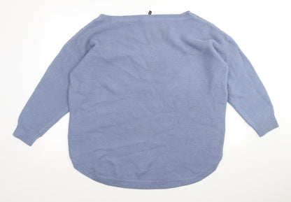 Womens UK Size XL Capsule Blue Pullover Jumper