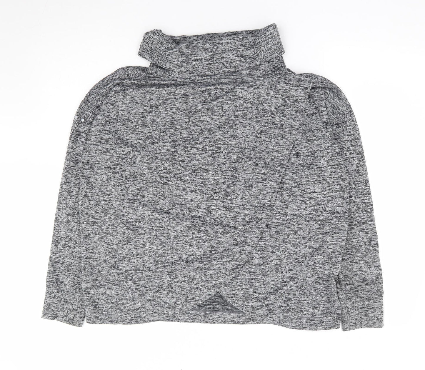 Matalan Womens Grey Polyester Pullover Sweatshirt Size M Pullover