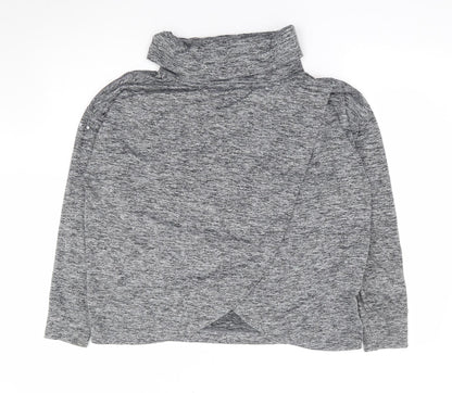 Matalan Womens Grey Polyester Pullover Sweatshirt Size M Pullover