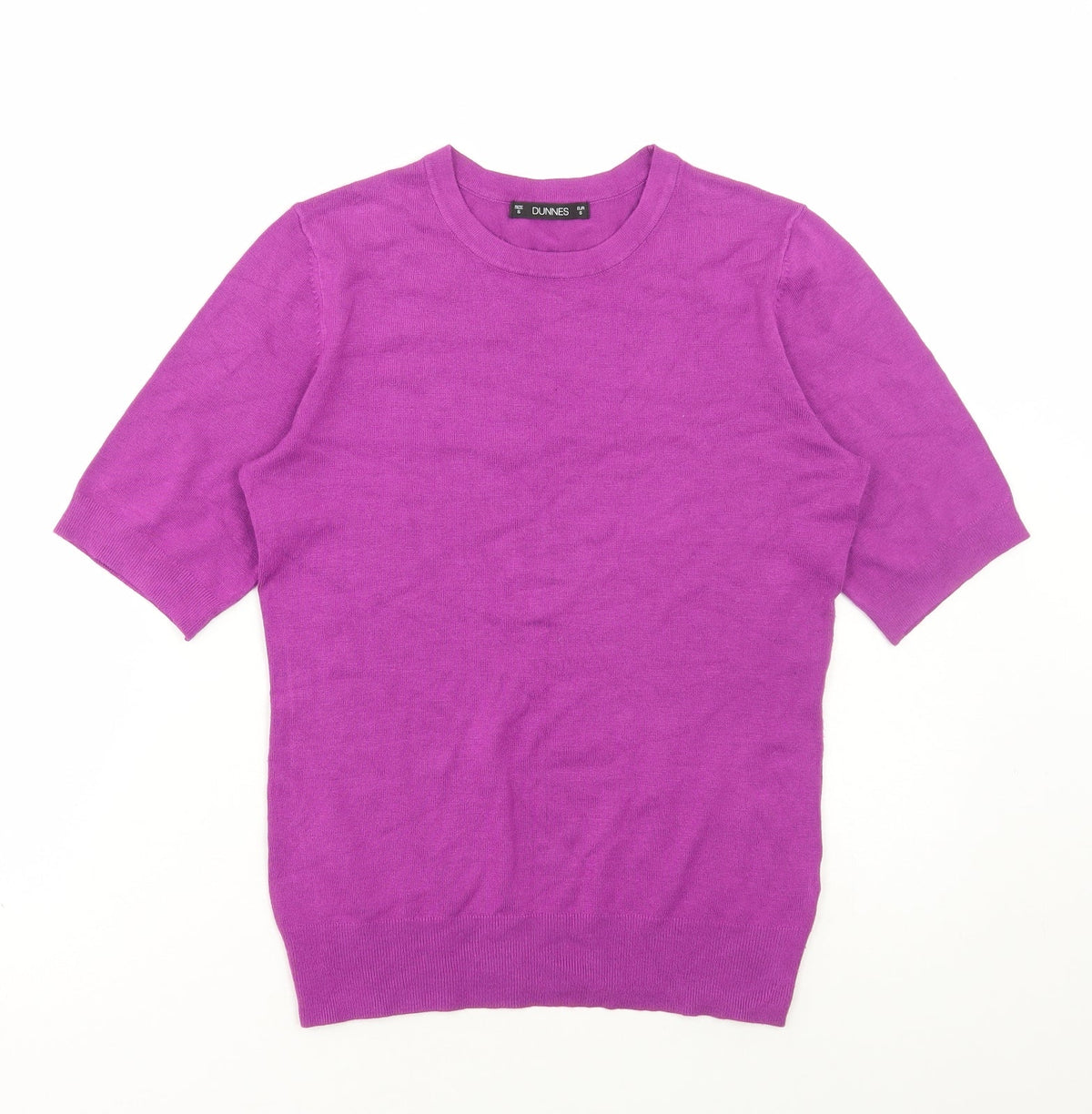 Womens UK Size S Dunnes Stores Purple Pullover Jumper