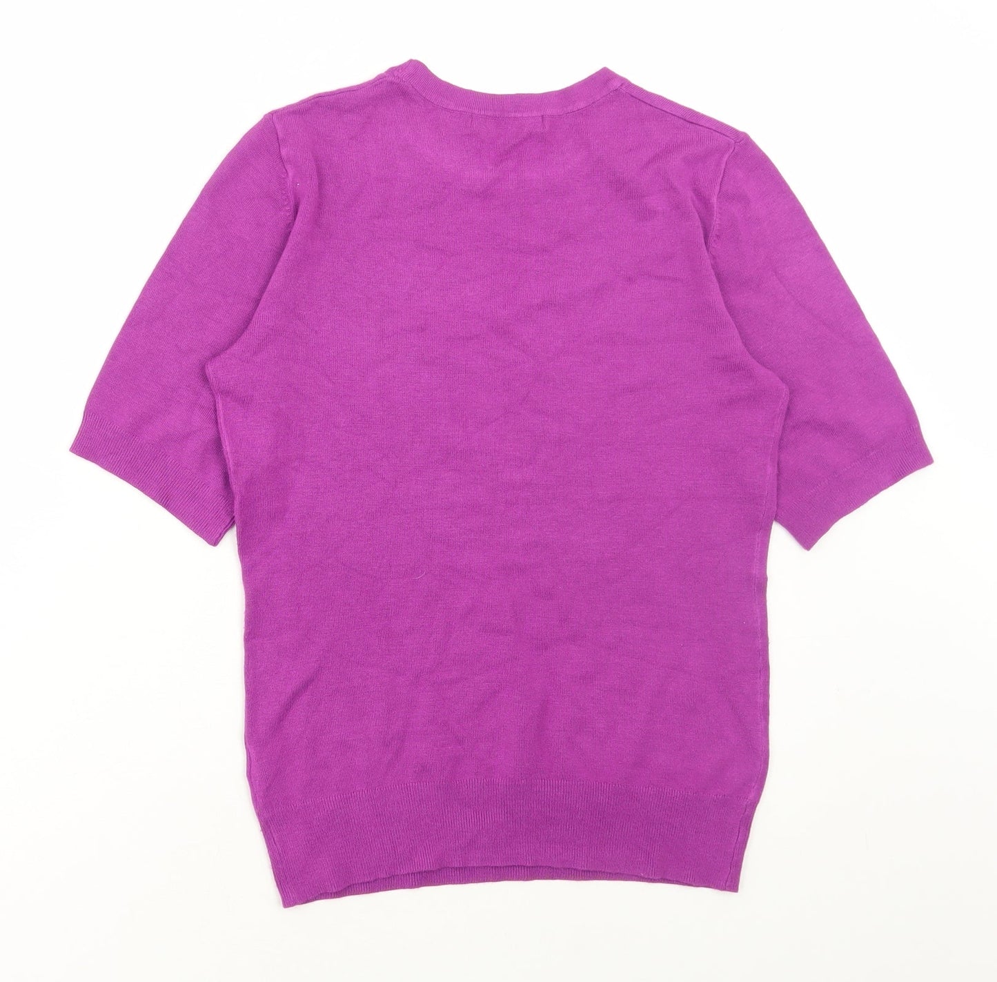 Womens UK Size S Dunnes Stores Purple Pullover Jumper
