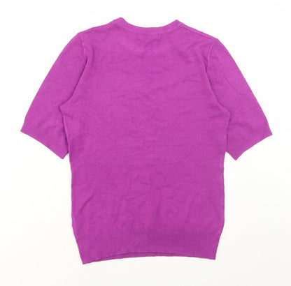 Womens UK Size S Dunnes Stores Purple Pullover Jumper