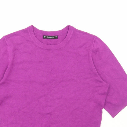 Womens UK Size S Dunnes Stores Purple Pullover Jumper