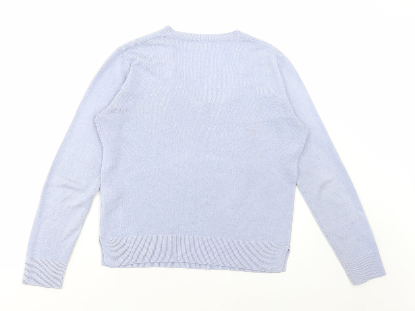 Womens UK Size 10 Marks and Spencer Blue Pullover Jumper