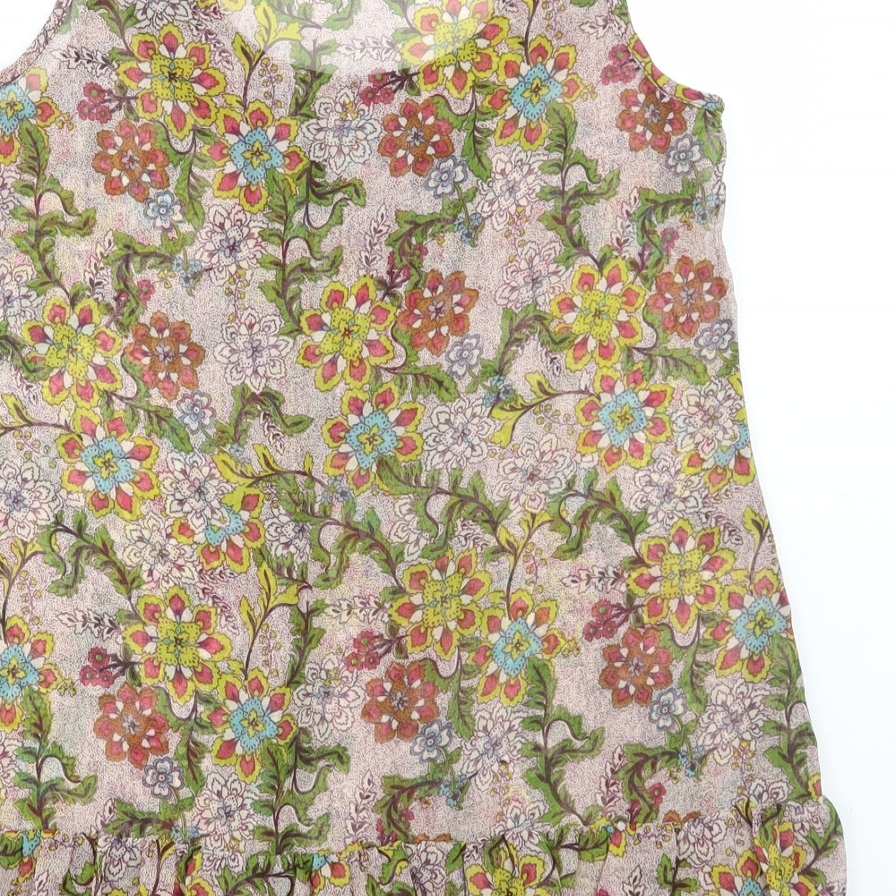 Womens UK Size S Wallis Multicoloured Basic Blouse