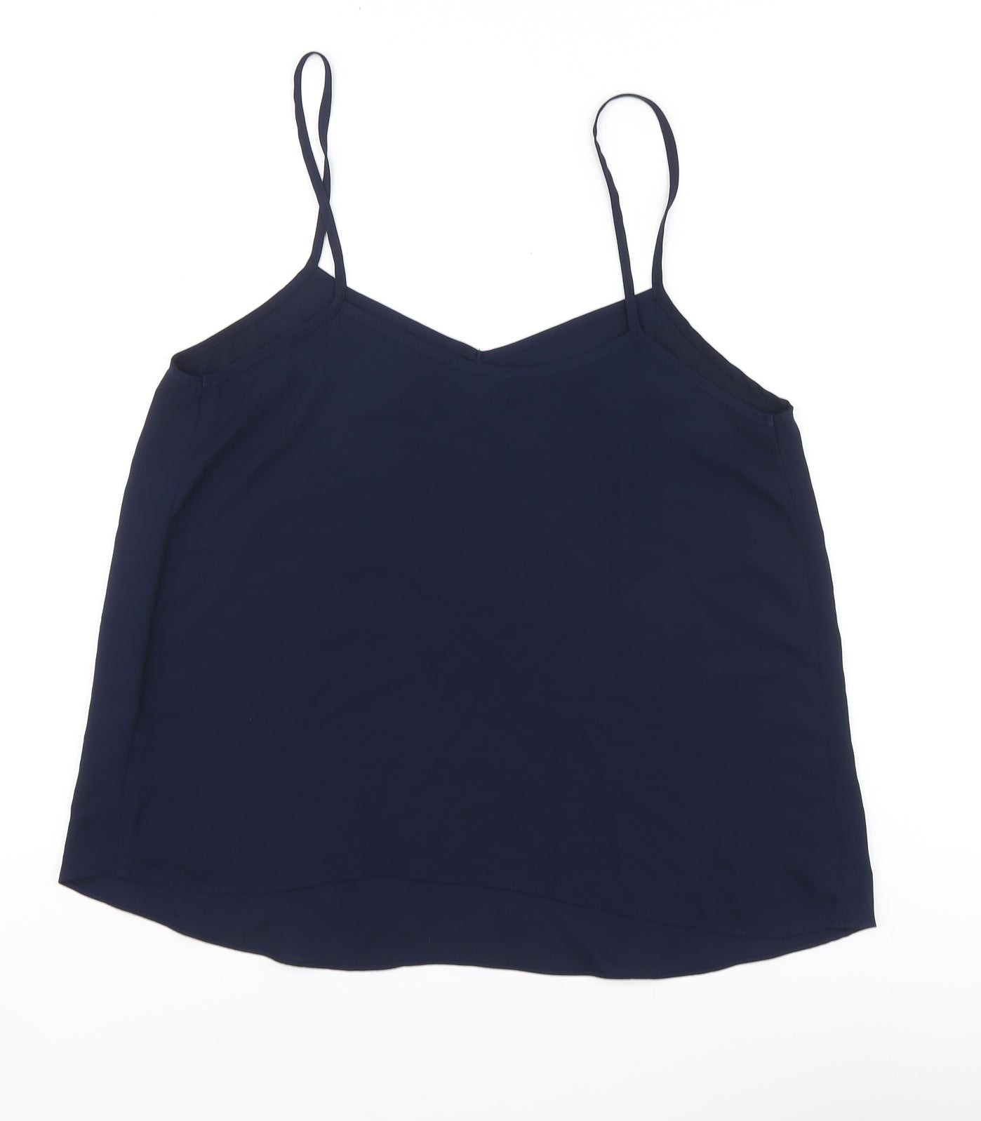 Womens UK Size 12 Topshop Blue Basic Blouse