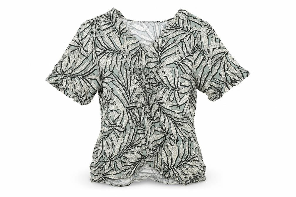 Womens UK Size 14 Primark Green Basic Blouse