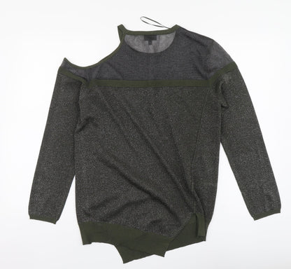 Womens UK Size 10 NEXT Green Basic Blouse