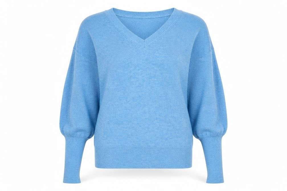 Womens UK Size M Marks and Spencer Blue Pullover Jumper