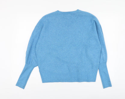 Womens UK Size M Marks and Spencer Blue Pullover Jumper