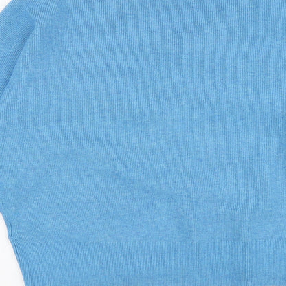 Womens UK Size M Marks and Spencer Blue Pullover Jumper