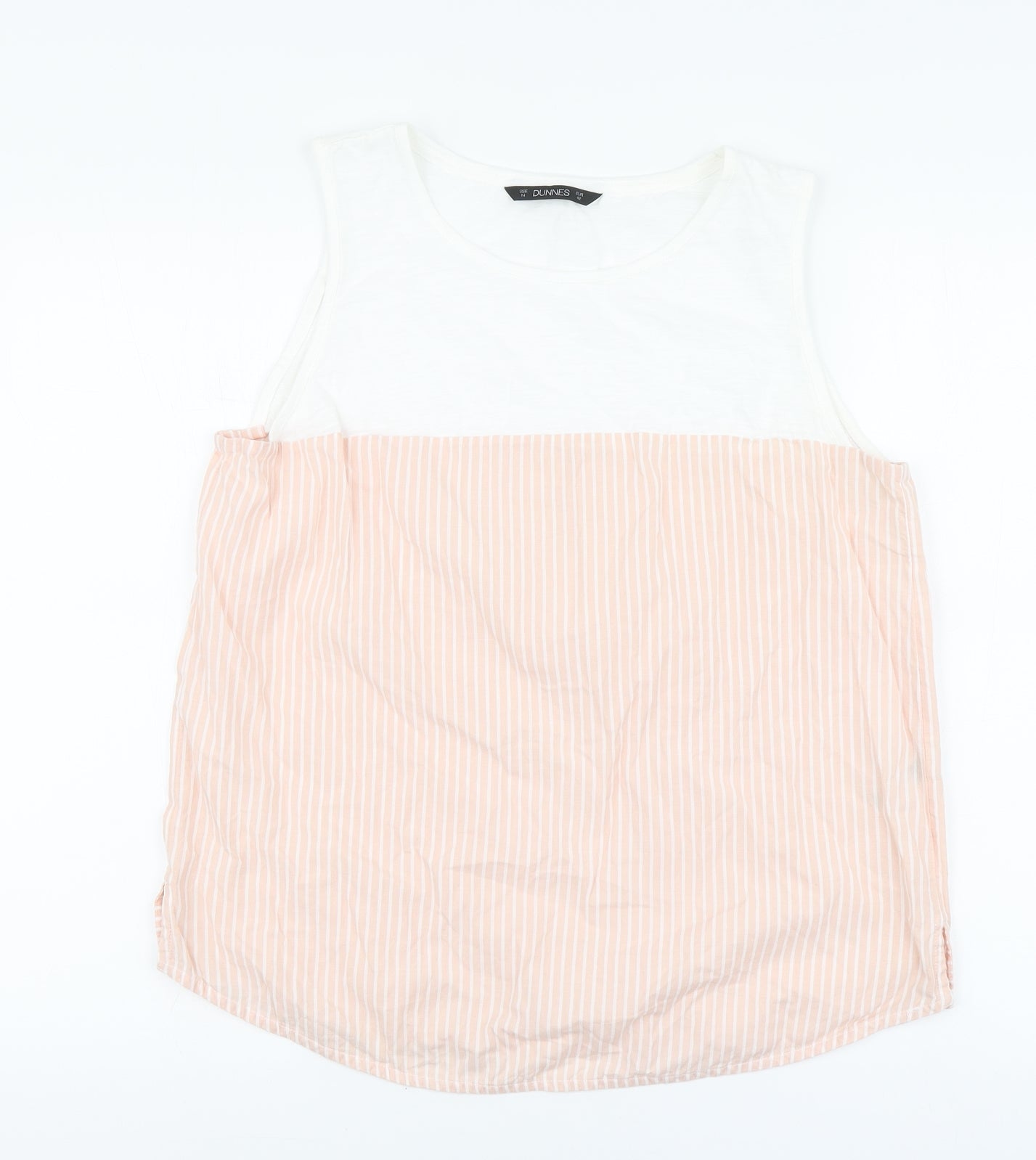 Womens UK Size 14 Dunnes Stores Pink Basic Tank