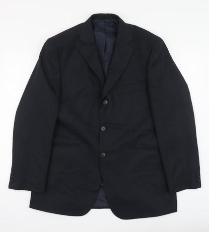 Mens UK Size M Marks and Spencer Regular Black Suit Jacket