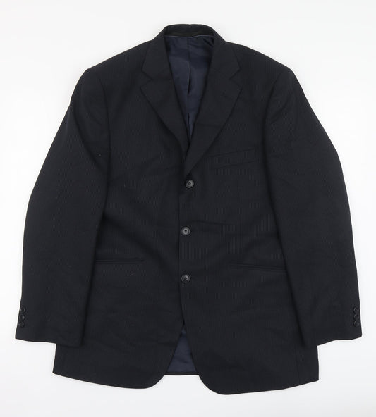 Mens UK Size M Marks and Spencer Regular Black Suit Jacket