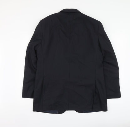 Mens UK Size M Marks and Spencer Regular Black Suit Jacket