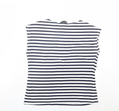Womens UK Size 12 Dorothy Perkins Blue Basic T-Shirt