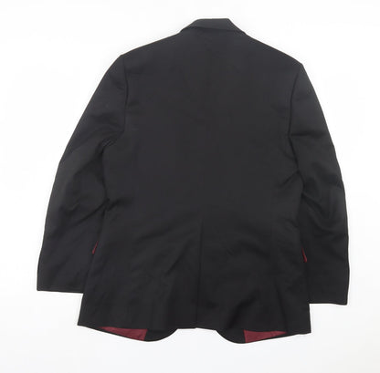 Mens UK Size 38 Marks and Spencer Regular Black Suit Jacket