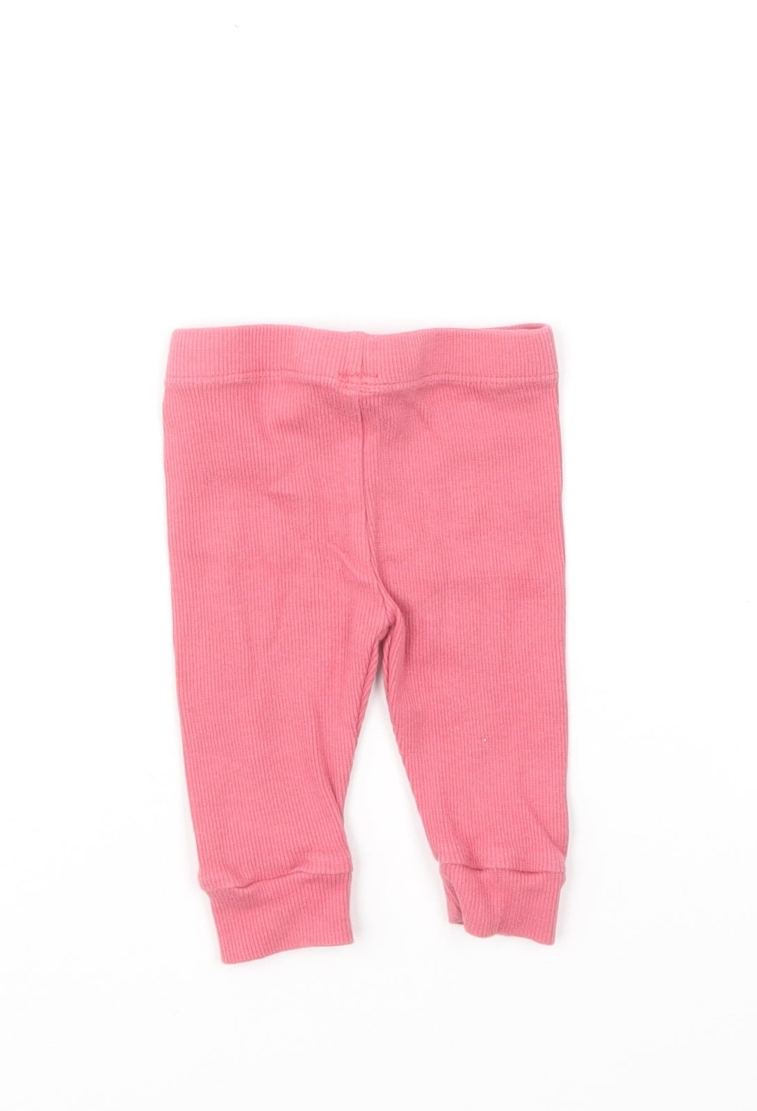 Dunnes Stores Girls Pink Cotton Jogger Leggings Size 3-6 Months Pullover