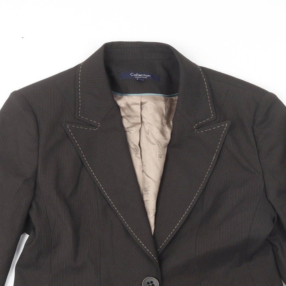 Womens UK Size 12 Debenhams Brown Jacket