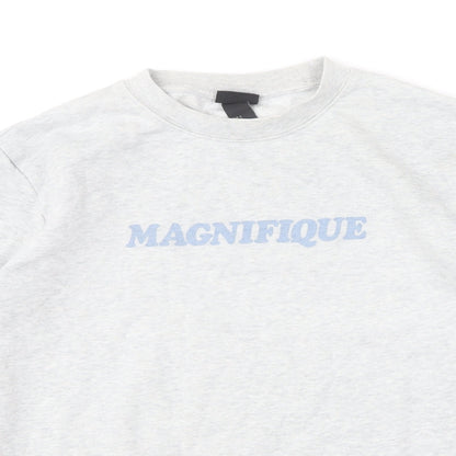 H&M Womens Grey Polyester Pullover Sweatshirt Size S Pullover - Magnifique