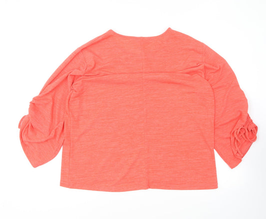 Womens UK Size XL Dunnes Stores Red Pullover Jumper