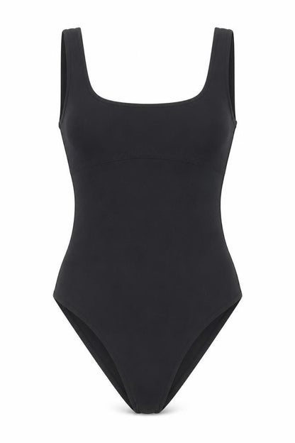 Womens UK Size 8 Topshop One-Piece Black Bodysuit