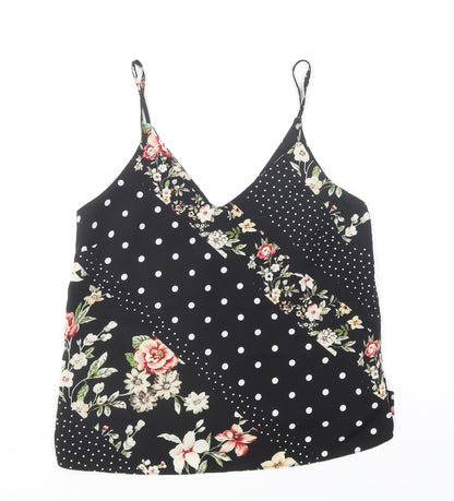 Womens UK Size 8 New Look Multicoloured Camisole T-Shirt