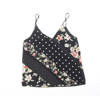 Womens UK Size 8 New Look Multicoloured Camisole T-Shirt