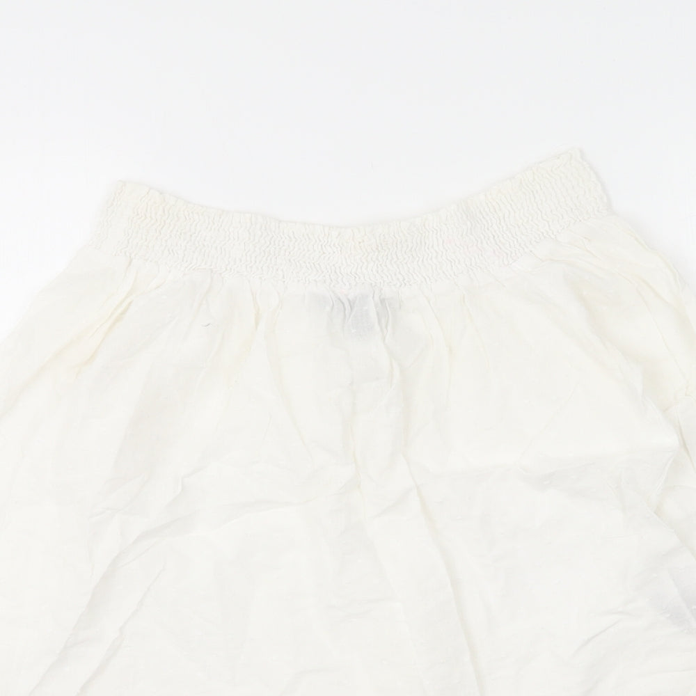 Womens UK Size 10 New Look White Basic Blouse
