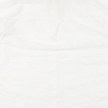Primark Womens White Cotton Basic Button-Up Size 20 Collared