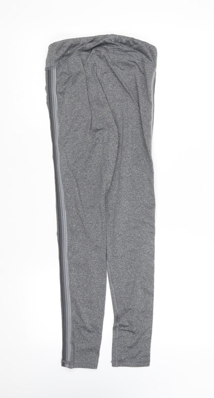 LIVE LOVE DREAM Womens Grey Polyester Jogger Leggings Size S L26 in Regular Pullover