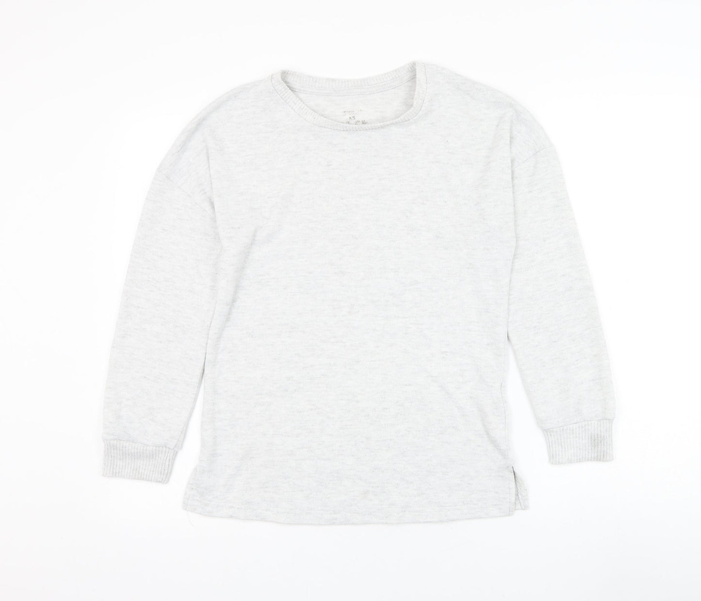 Primark Womens Grey Round Neck Polyester Pullover Jumper Size 6