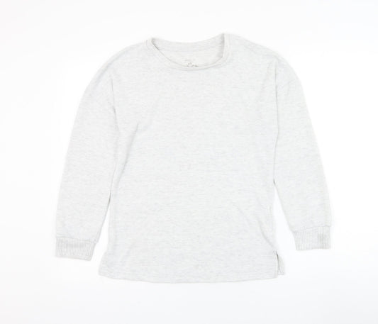 Primark Womens Grey Round Neck Polyester Pullover Jumper Size 6