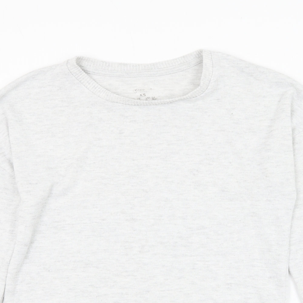 Primark Womens Grey Round Neck Polyester Pullover Jumper Size 6